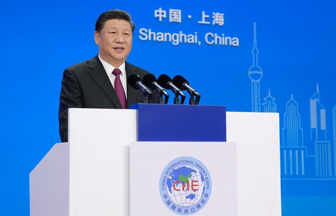 習(xí)近平主席進(jìn)博會(huì)主旨演講在中央企業(yè)交易團(tuán)引起熱烈反響 